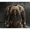 Summer Men's 3D Printed Crew Neck Long Sleeve T-Shirt