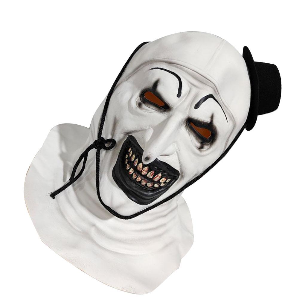 Latex Halloween Scary Clown Mask Flexible And Durable For Creepy Cosplay Cosplay Clown Mask