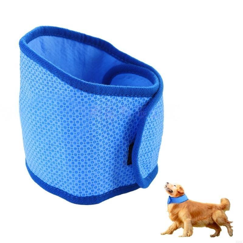 Verdunstungskühlung Hundehalsband Atmungsaktives Design Multifunktionales Zubehör Verstellbare Größe Kühlende Lösung HX6C