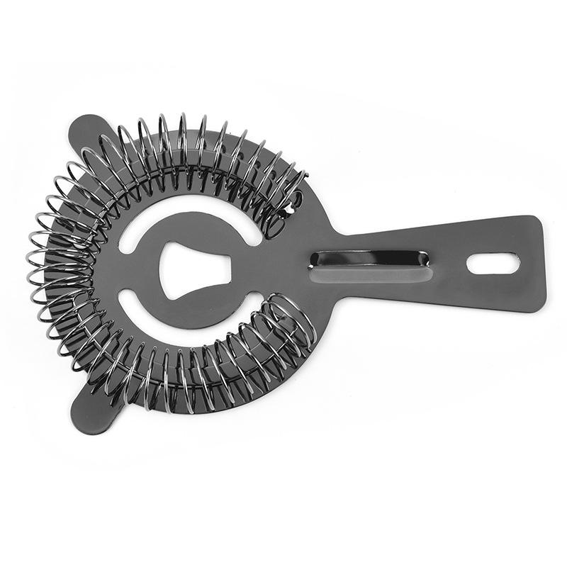 New 4 Color Bar Strainer Sprung Cocktail Strainer Stainless Steel Deluxe Strainer Bar Tools with Spring For Bartenders Filtering