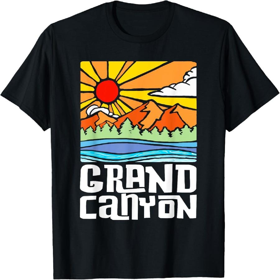 Grand Canyon National Park Artistic Nature & Mountains T-Shirt XXXXXL чёрный