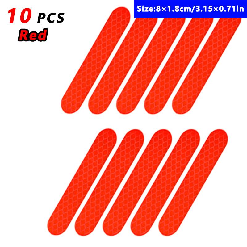 Car Wheel Hub Reflective Stripes Door Safety Opening Warning Sticker Tape Auto Rear Warning Reflective Tape Car Accessories