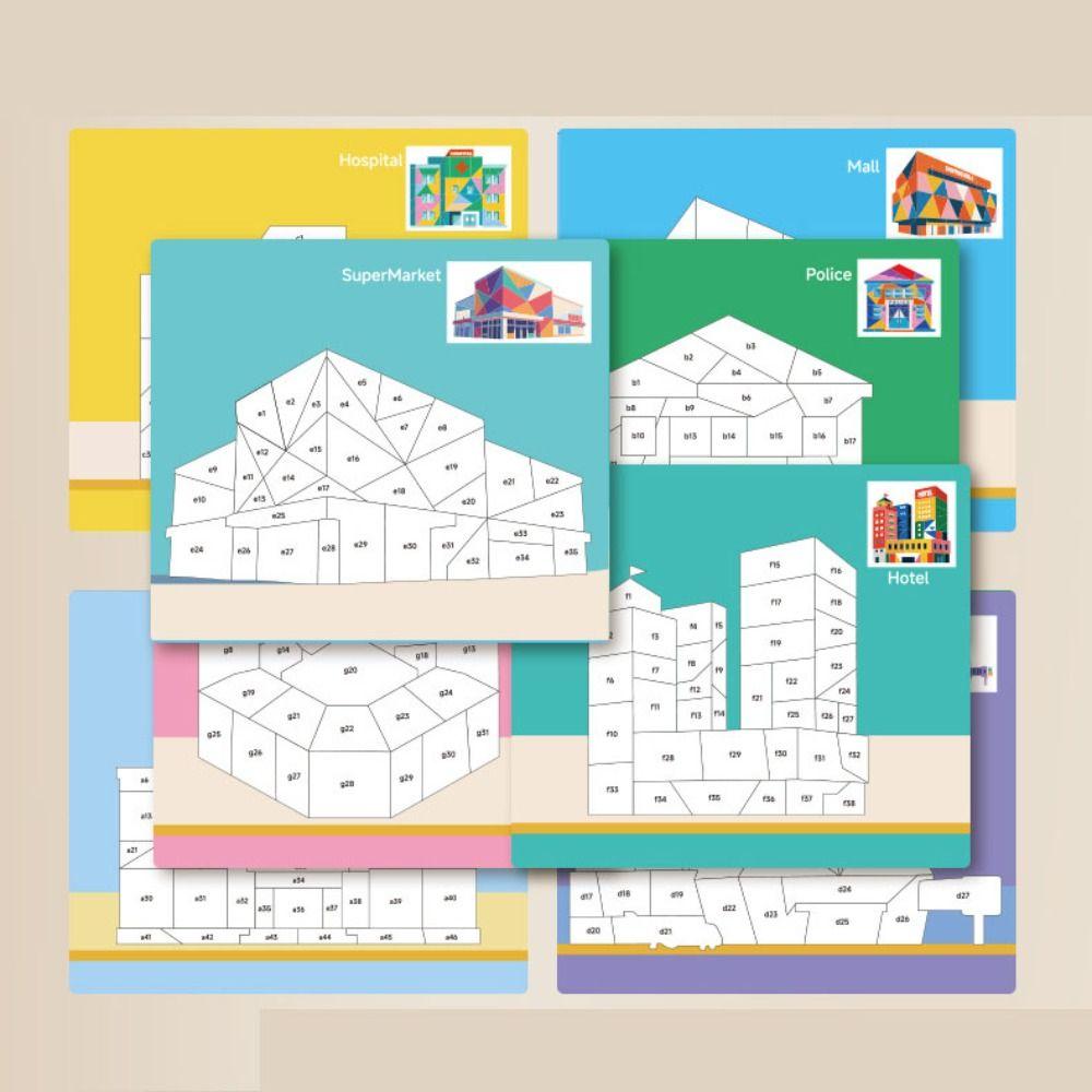 Handmade DIY Paste Material Kit Paper Animals Sticker Book  Birthday Gift