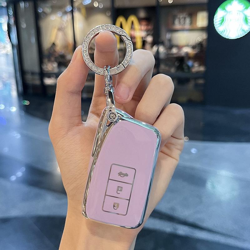 TPU Car Key Case Cover For Lexus RX350 NX300 Es300h Rx450h GS300 GX470 IS250 ES350 GX460 Nx300h Is300h Auto Keychain Accessories