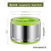 Kuangcai 3-Piece Insulated Lunch Box Set - Large Capacity Portable Thermos for Food