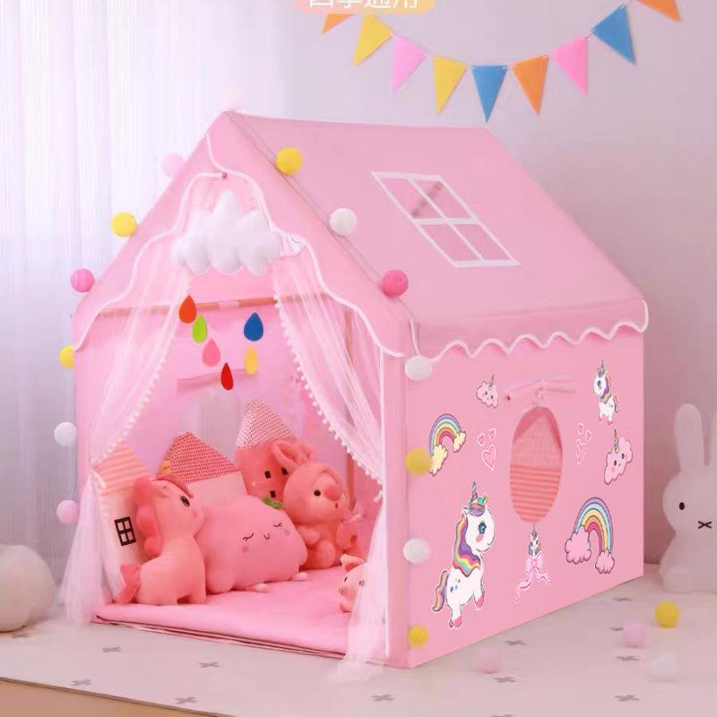 Indoor Children's Princess Castle Play Tent for Boys and Girls