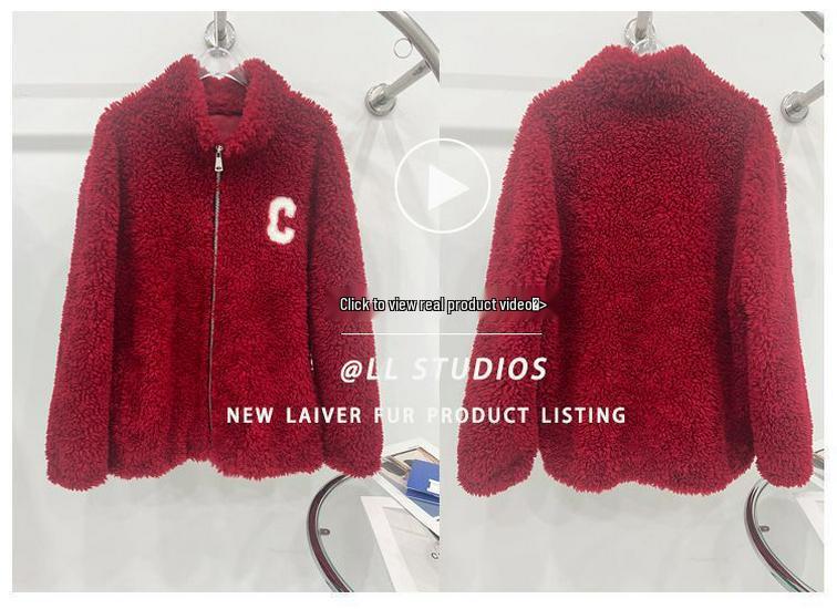 Winter 2026 Fleece Jacket for Middle-Aged Women - Thickened Short Hoodie for Autumn and Winter