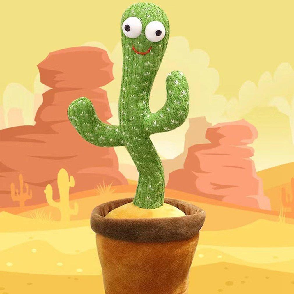 Dancing Cactus Doll Lovely Talking Toy 
