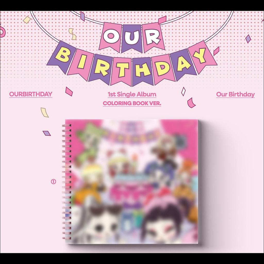 [Pre-ordine] OURBIRTHDAY - Il Nostro Compleanno LIBRO DA COLORARE VER. Album + Omaggio