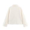 European and American style, new women's clothing, fashionable, casual, versatile classic circle velvet coat