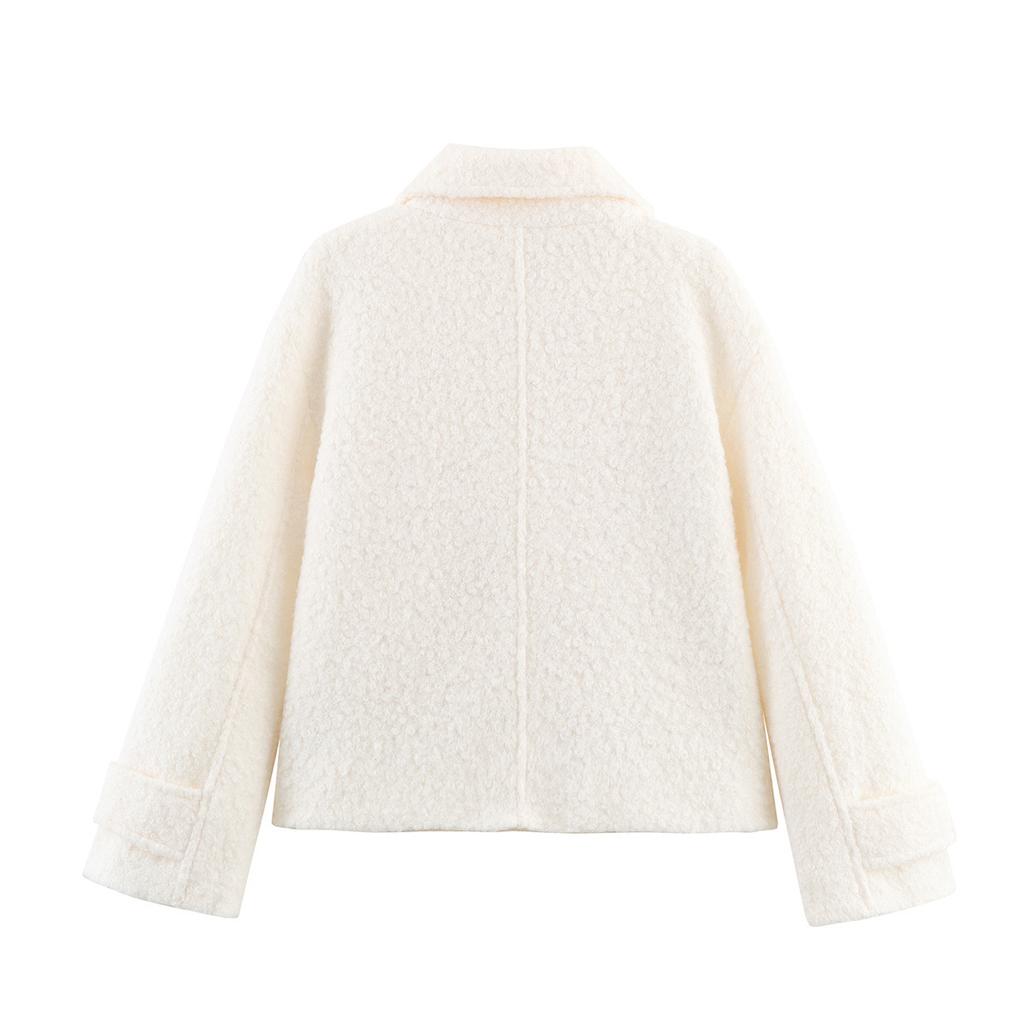European and American style, new women's clothing, fashionable, casual, versatile classic circle velvet coat