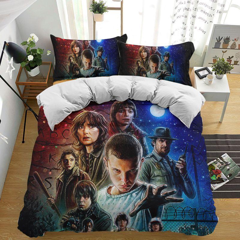 Foaie de poveste Foaie de quilt Husă de quilt pentru cămin studențesc Set din trei piese