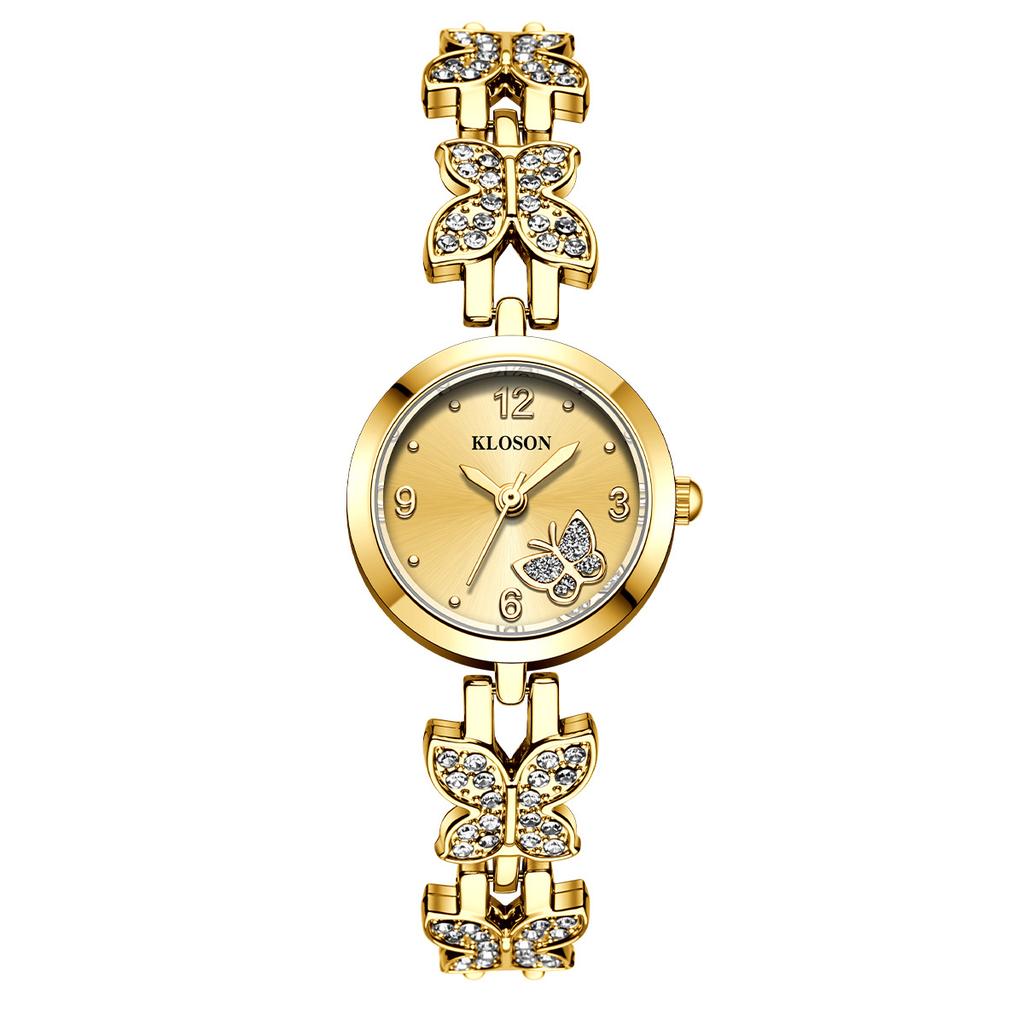 Schmetterlingsuhr Damen Leichter Luxus Nische Exquisit Mode High-End Armband Pendeln Vielseitig Temperament Quarz Uhr