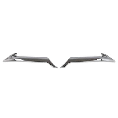RUIQ Toyota Corolla Cross Extérieur Chrome Plaqué Aile de Calandre Supérieure Avant Conçue Exclusivité pour la Garniture Toyota Corolla Cross,