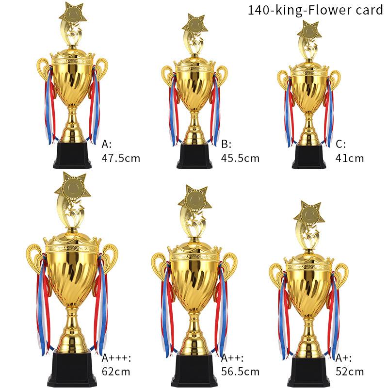 Golden Crown Trophy Cup, Multi‑Size Award Prize for Sports Competition Ceremony Souvenir