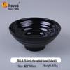 Wuhe 8.75-inch Black Melamine Noodle Bowl