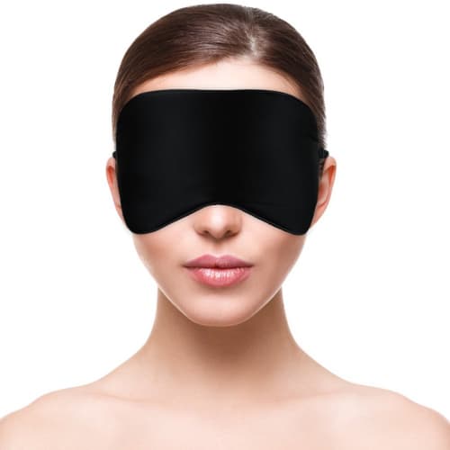 ARIALK Eye Mask, Light-Blocking, for Restful Sleep, Naps, Travel, Business Trips, and Meditation. Made of Natural Silk, Lightweight, Breathable, with