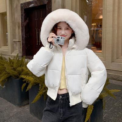 Winter Cotton-padded Clothes Women's Short Short Fashion Thickened Warm Bread Cotton-padded Jacket
