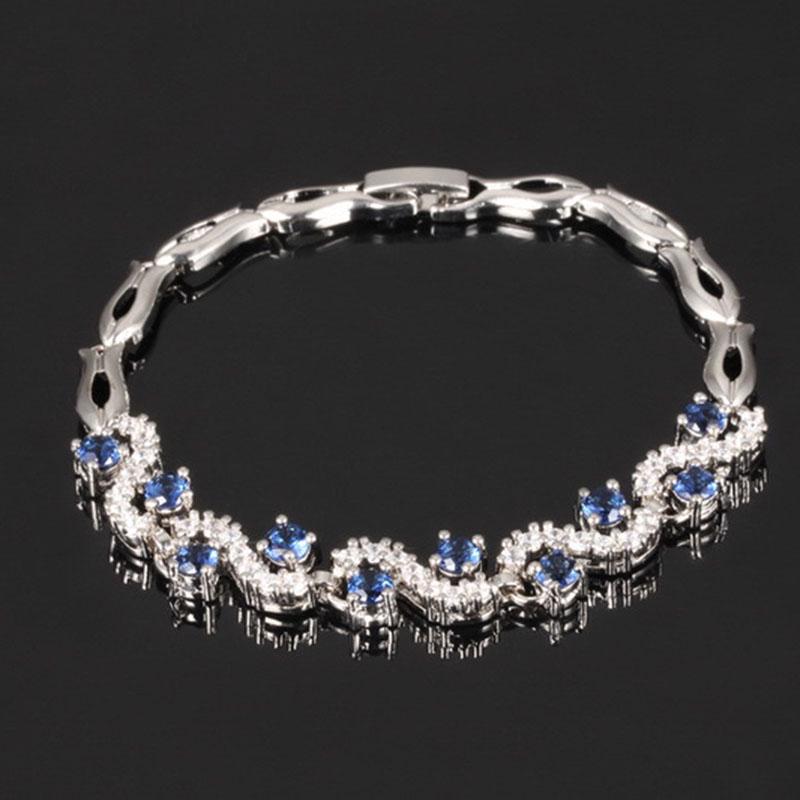 SCIONE Fashion Platinum Gold Bracelet Gold Ladies Accessories