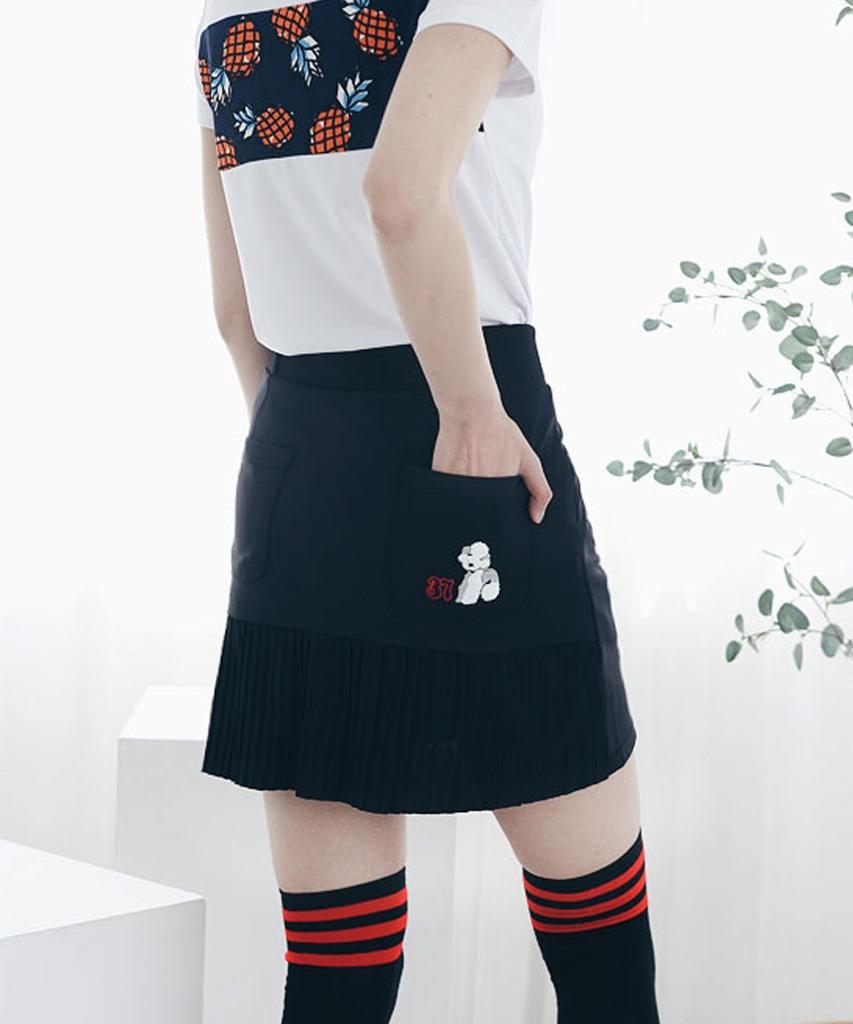 Mfs Golfwear Pleated Soft Touch Wrap Skirt