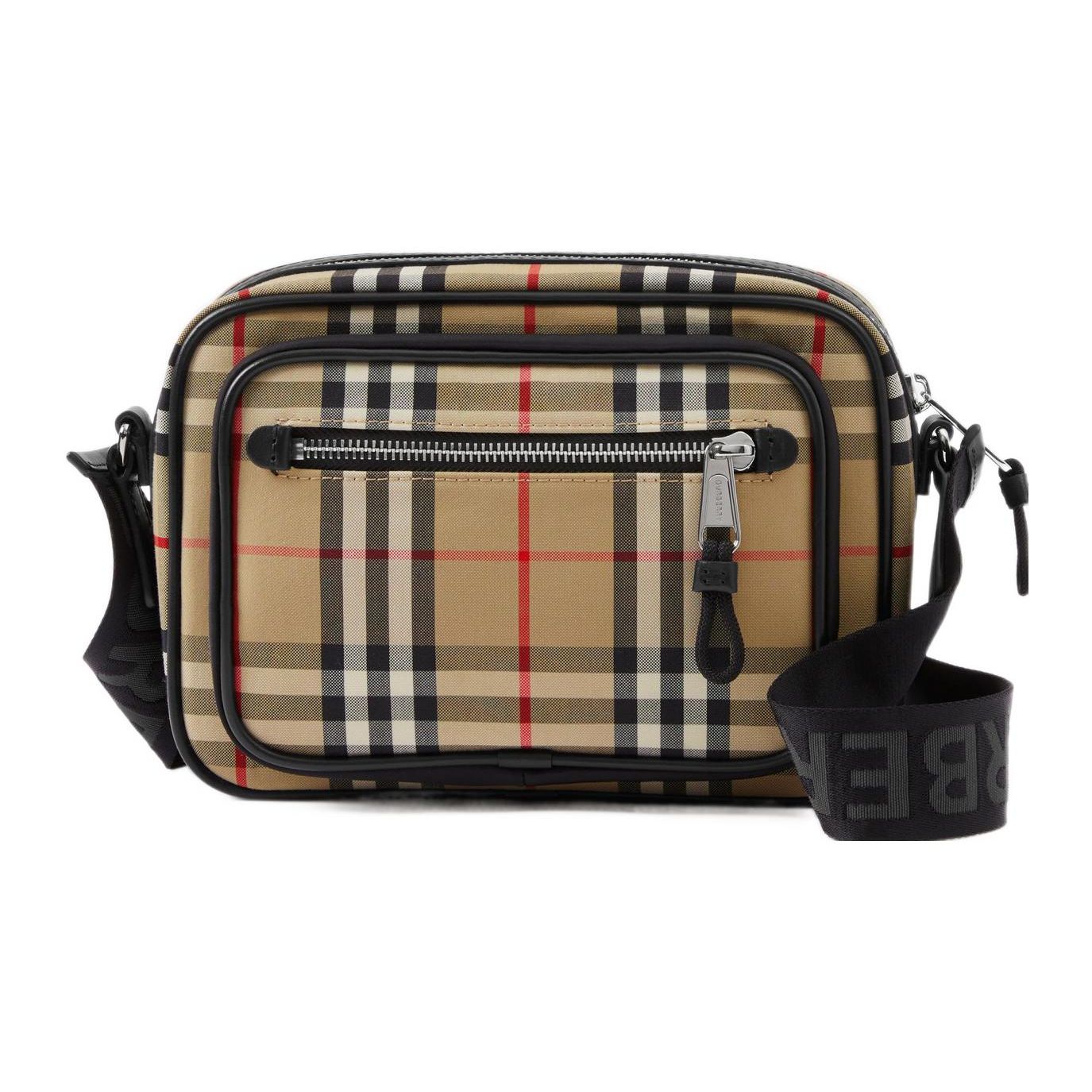 

Burberry Vintage Check Шкіряна сумка для камери Унісекс Сумка через плече Жовта 8010152 Basic Set (Bag+Dust Bag)