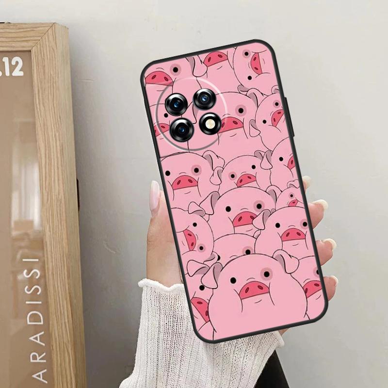

Мультяшный чехол-поросенок для OnePlus Nord 5 CE 3 4 Lite N20 N30 OnePlus 13T 13R 12R 10T 10R 10 11 12 13 15 OnePlus 15R