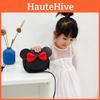 Bowknot Bear Shoulder Bag Childrens Cartoon Animal Shoulder Bag Pu Material