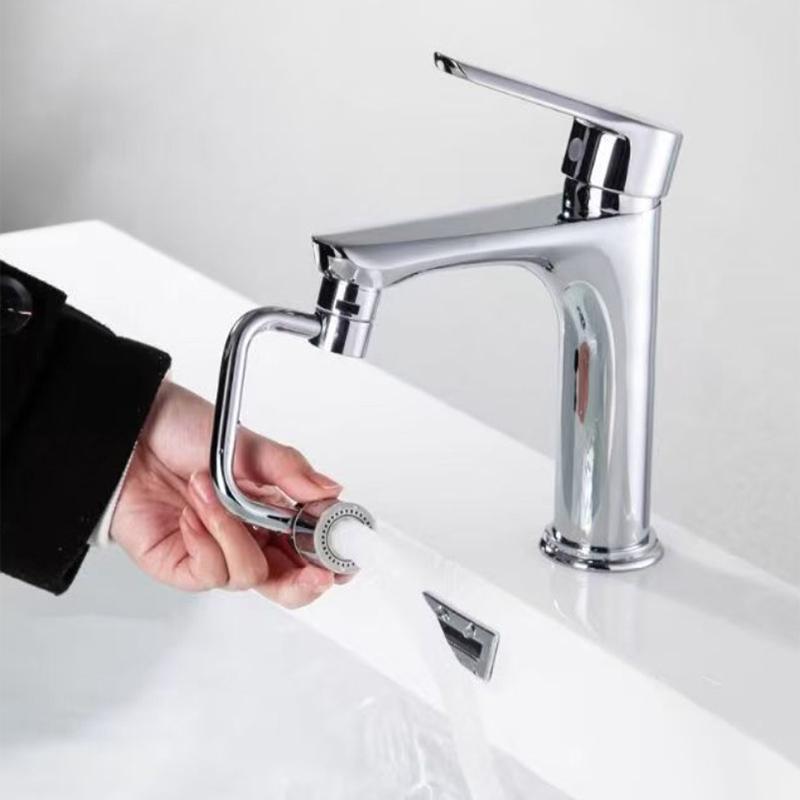 1080° Faucet Extender Washbasin U-shaped Multi-functional Universal Bubbler Anti-splash Head Rotating Faucet Sink Accessories