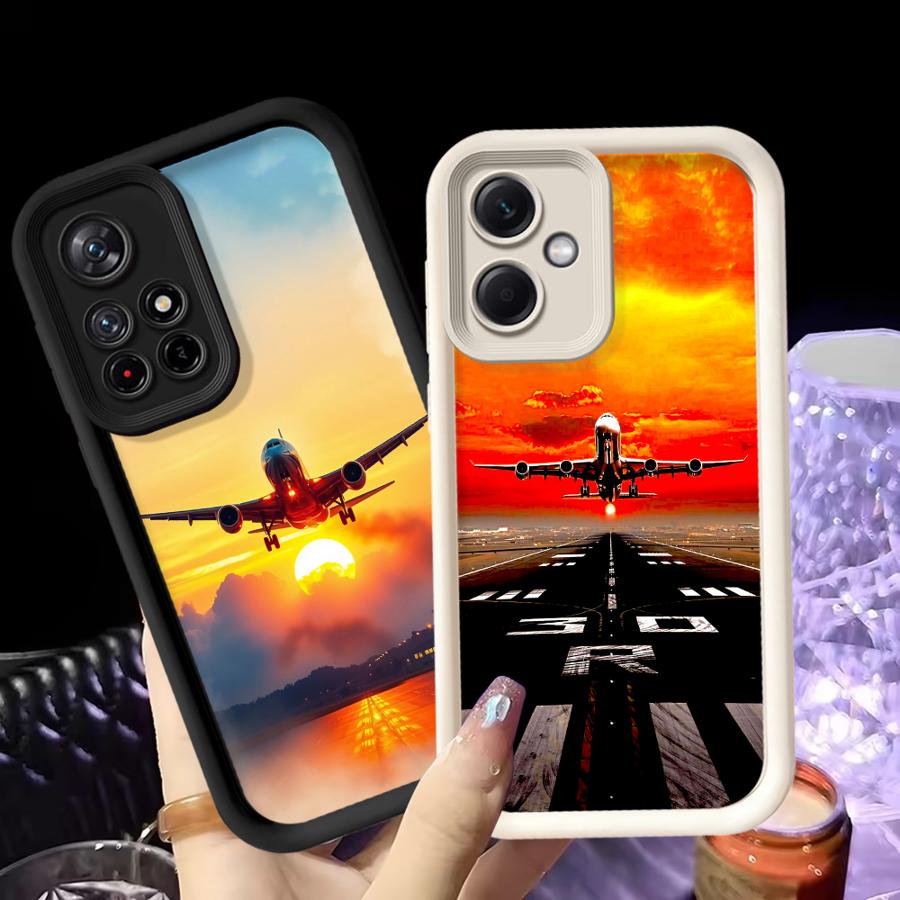 Aircraft Cool Phone Cover Case for Xiaomi Poco F8 C51 X3 Pro X3 NFC C61 C50