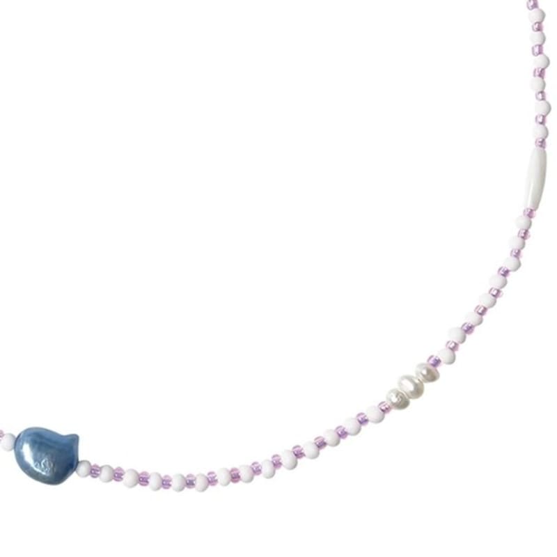 standingfish coral jewel necklace B9