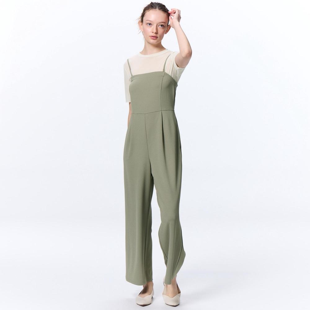 

GU by Uniqlo кроит и шьет комбинезон-комбинезон с медвежонком, брюки Q