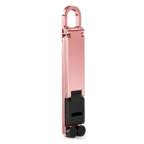 Kantoor bureauaccessoire Mini opvouwbare telefoonstandaard sleutelhanger, Draagbare telefoonhouder voor zak bureau, Huis Reizen