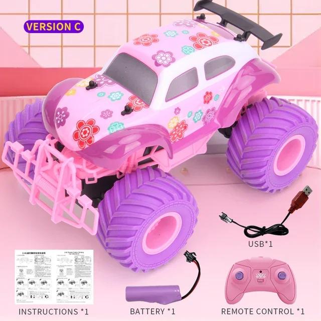 RC Offroad Truck Buggy Climbing Car Children's Electric Cars Remote  Radio Control Vehicle Trucks for Girls Kids Birthday Gifts