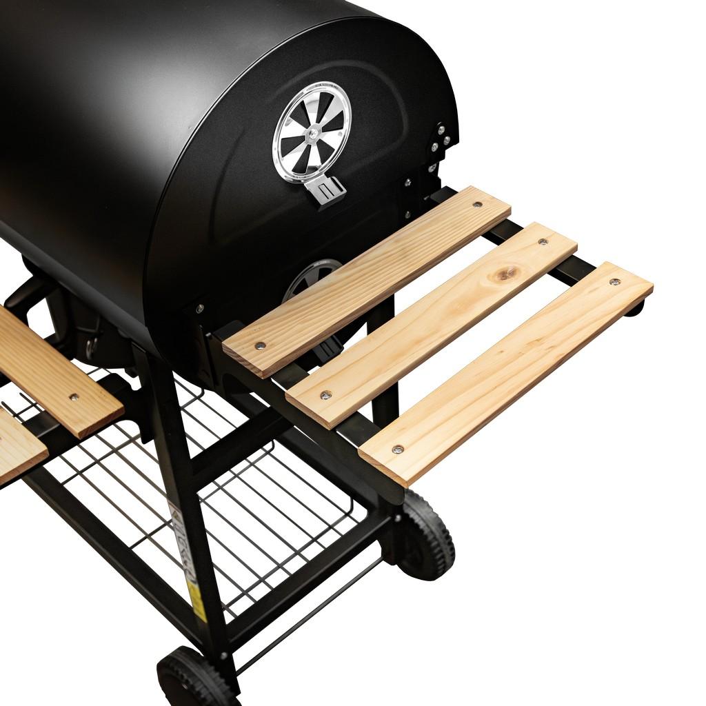 Grill Ogrodowy Węglowy BERGMANN Beczkowy 70x35 N