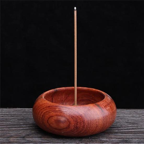 4 otvory palisandrová miska Tvar kadidelnice Držák kadidelnice Domácí dekorace