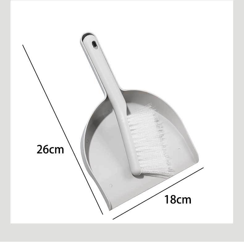 Multifunctional Cleaning Set: Desktop Dustpan, Broom, Pet Shovel, and Car Trash Picker