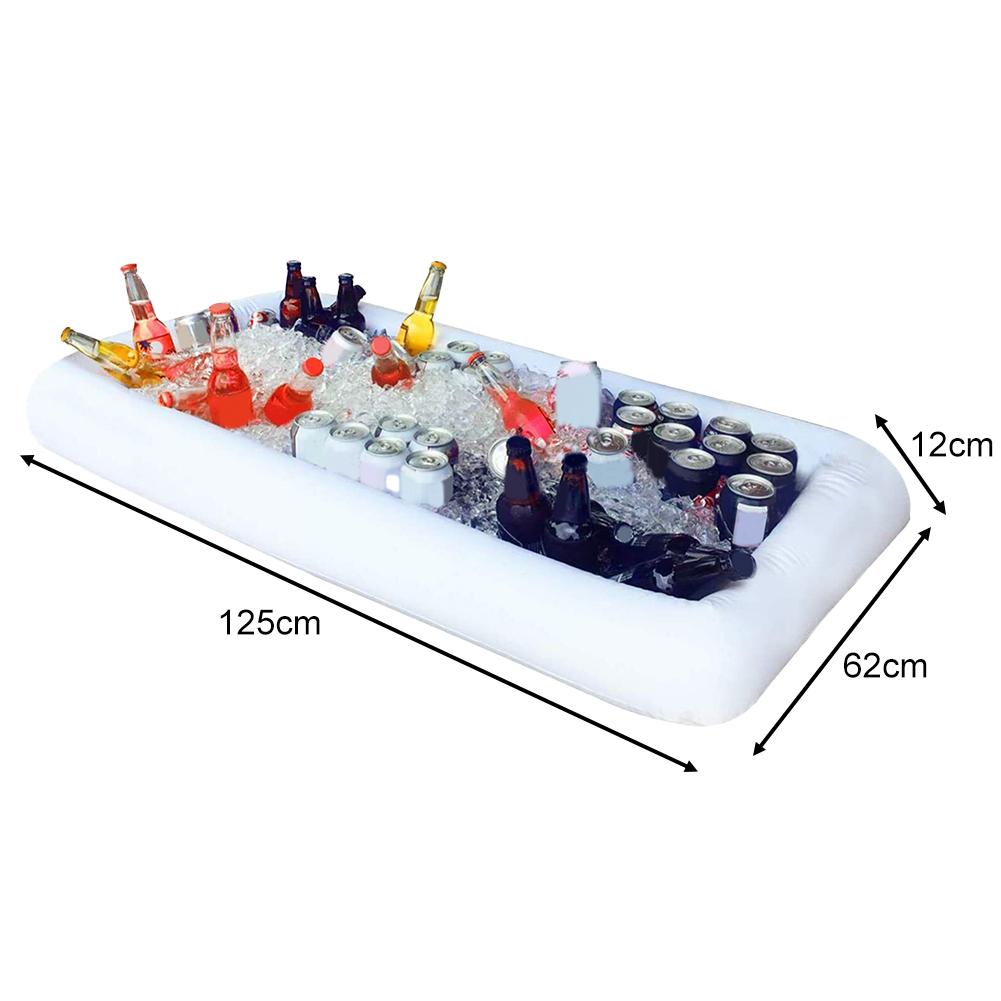 Inflatable Ice Tank Serving Buffet Bar Water Party Food Drinks Cooler Portable Beverage Ice Trough Beer Salad Ice Bucket