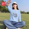 Miniso Women's Pure Cotton Long Sleeve T-Shirt