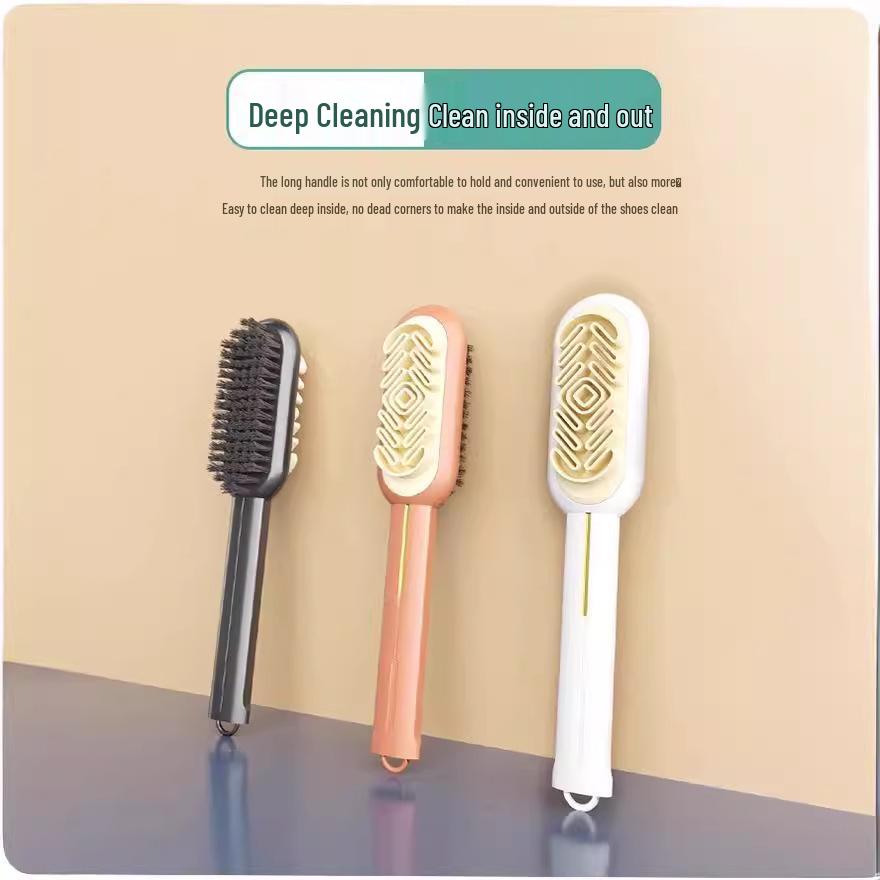 Double-Sided Suede Shoe Brush & Rubber Eraser - Quickly Removes Stains, Soft Bristles Protect Shoes.