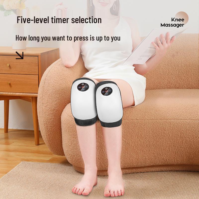 Airbag Kneading Leg & Knee Massager with Shoulder and Neck Vibration & Hot Compress