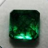 Natural Green Emerald Loose Gemstone 10 ct Square Cut Colombian for Jewelry Making and Crafts