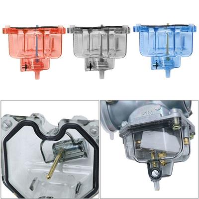 Motorcycle Carburetor Bottom Float Chamber Nylon Transparent Color Plastic Housing for PZ26 PZ27 PZ30 PZ32