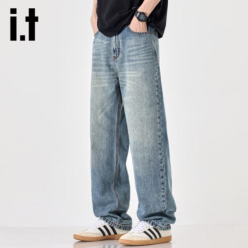 

Мужские джинсы Izzue из тенселя лиоцелла свободного прямого кроя 38