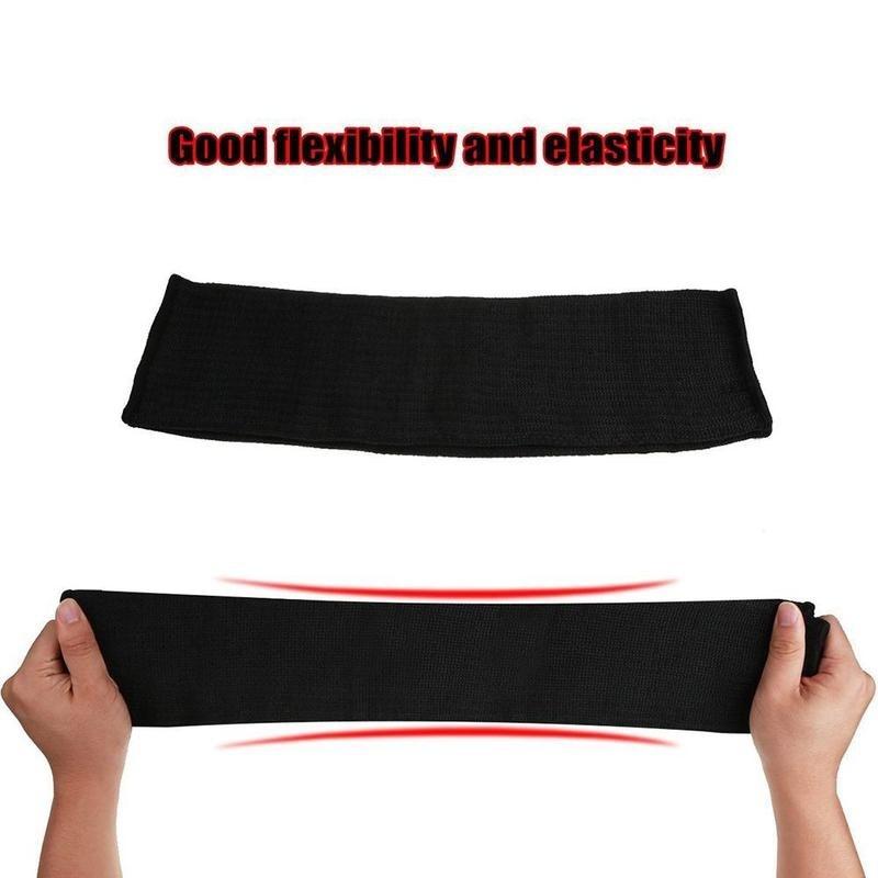 Black Kevlar Knife-Resistant Arm Sleeve Anti-Cut Oversleeve Hand Protector Cover