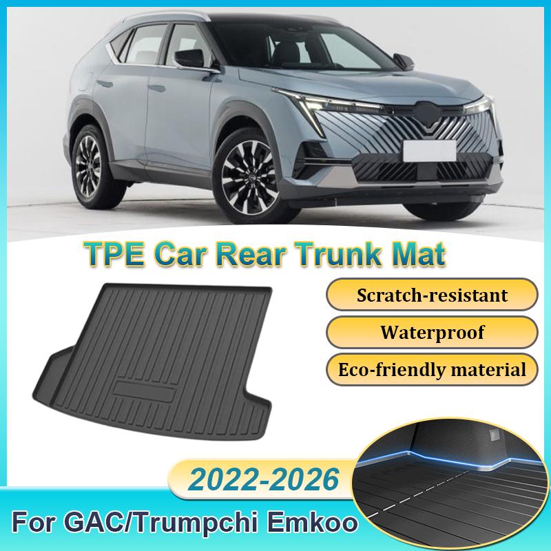 Car Rear Trunk Mat For Trumpchi GAC Emkoo 2022 2023-2026 TPE Carpet Storage Pad Cargo Tray Cushion Boot Mats Car Accessories