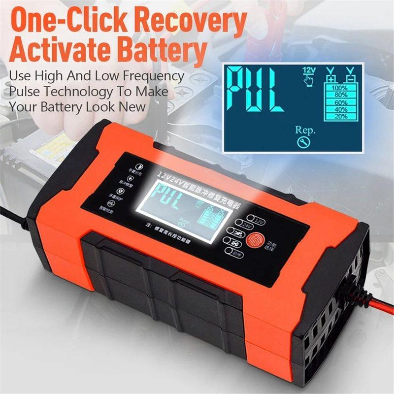 12V 10A & 24V 5A Battery Charger Pulse Repair EU Plug