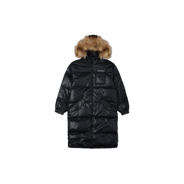(WMNS) Converse Long Down Jacket Asia Sizing Black Women s 10021989-A02 XL