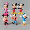 Disney Mickey House Minnie Figure Doll Toy Cake Decoration Set Of 6 Perfect Gift For Kids
