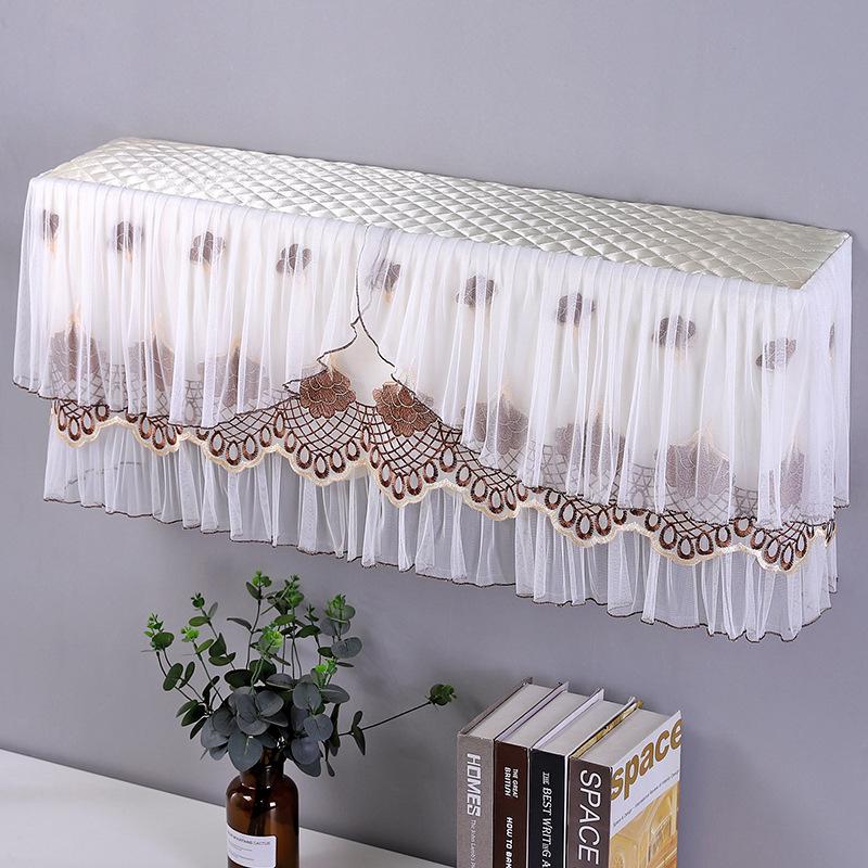 Universal Wall-Mounted Air Conditioner Dust Cover: Anti-Blow Windshield, Windproof Curtain, Full Sleeve Protection for Cabinet Machines