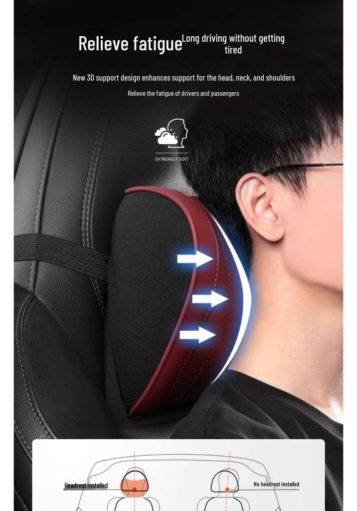 Zeekr 001 Headrest & Neck Pillow: Dedicated Car Seat Lumbar Support - Geek Car Accessory